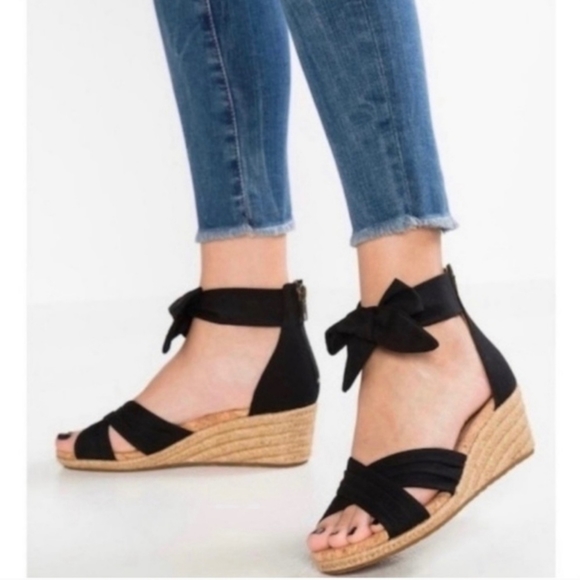UGG Shoes - UGG Traci Wedge Ankle Tie Espadrilles  - 7.5